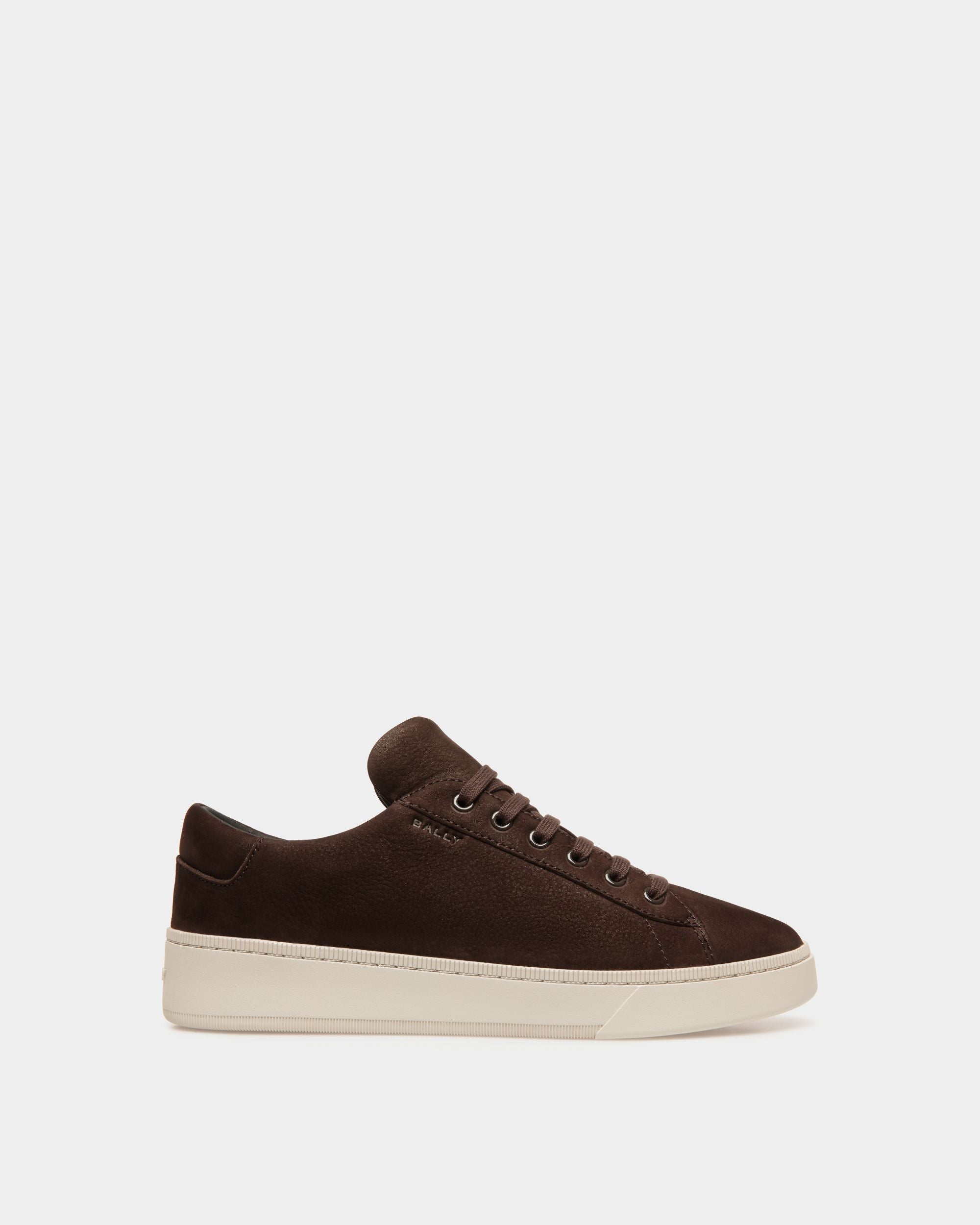 Bally Global - Sneaker Raise In Nabuk Color Ebano - Marrone