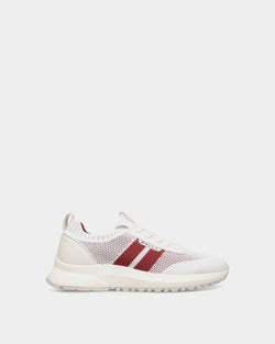 Outline Sneaker in White Knit