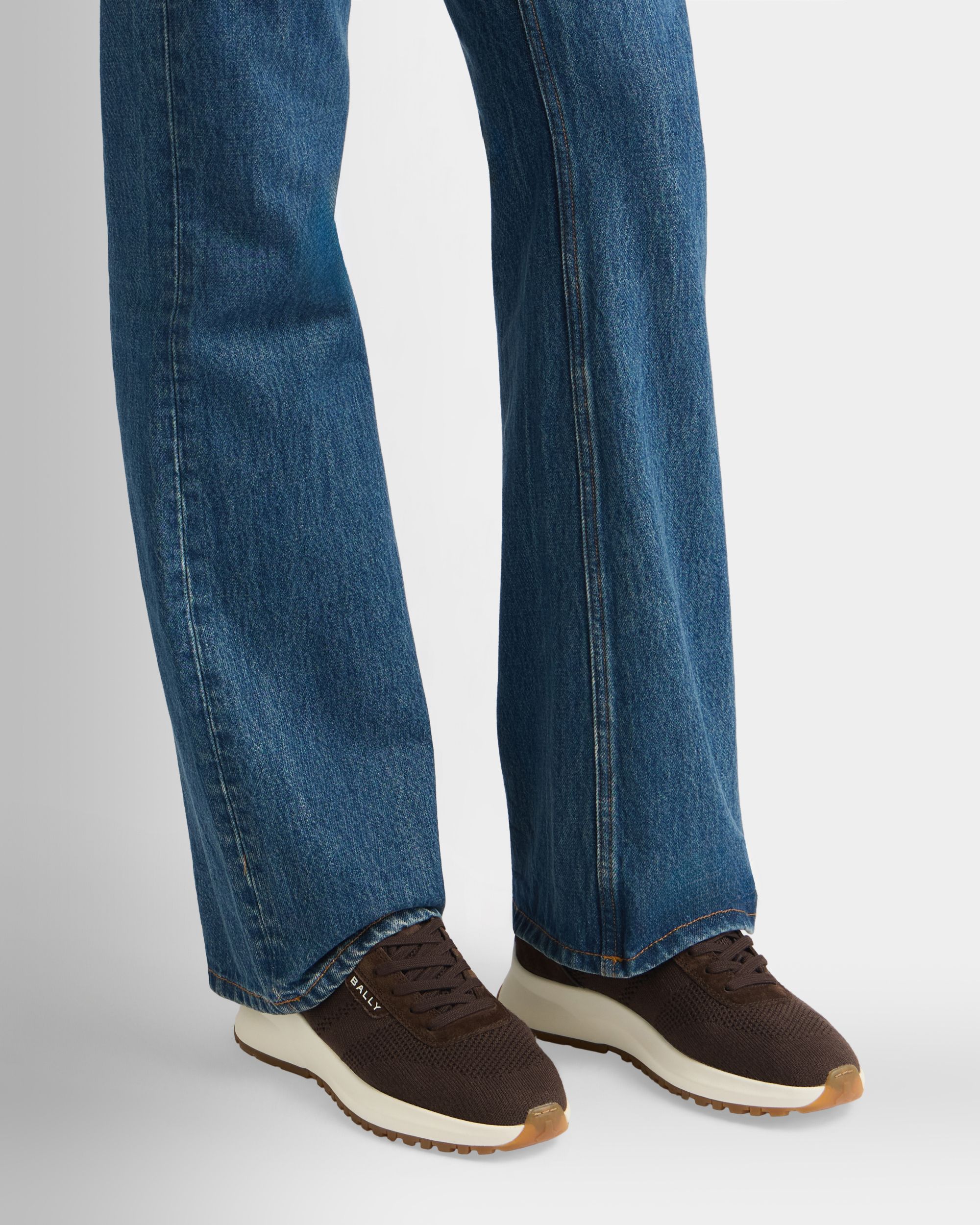 Bally Global - Zapatilla Outline De Tela Military Green - Verde