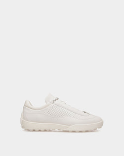 Zapatilla Manto Runner De Piel Blanca
