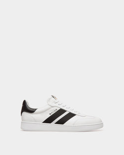 Retro Crest Sneaker in White Leather