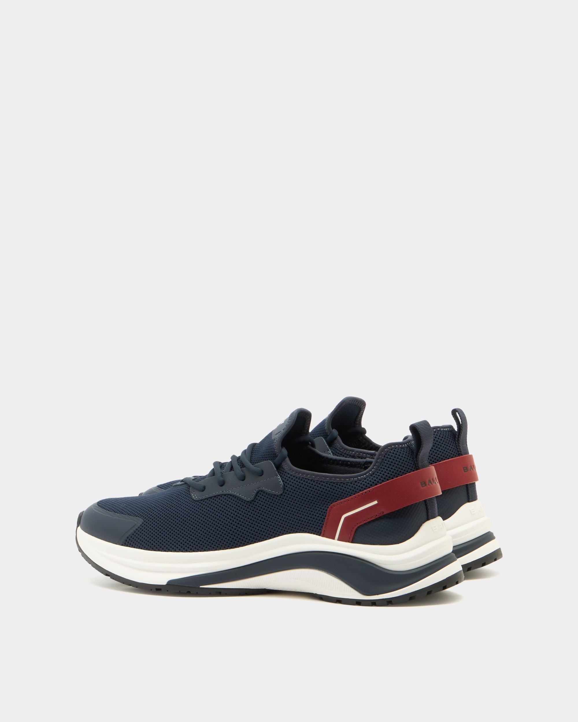 Bally Global - Woge Sneaker in Navy Blue Fabric - Blue