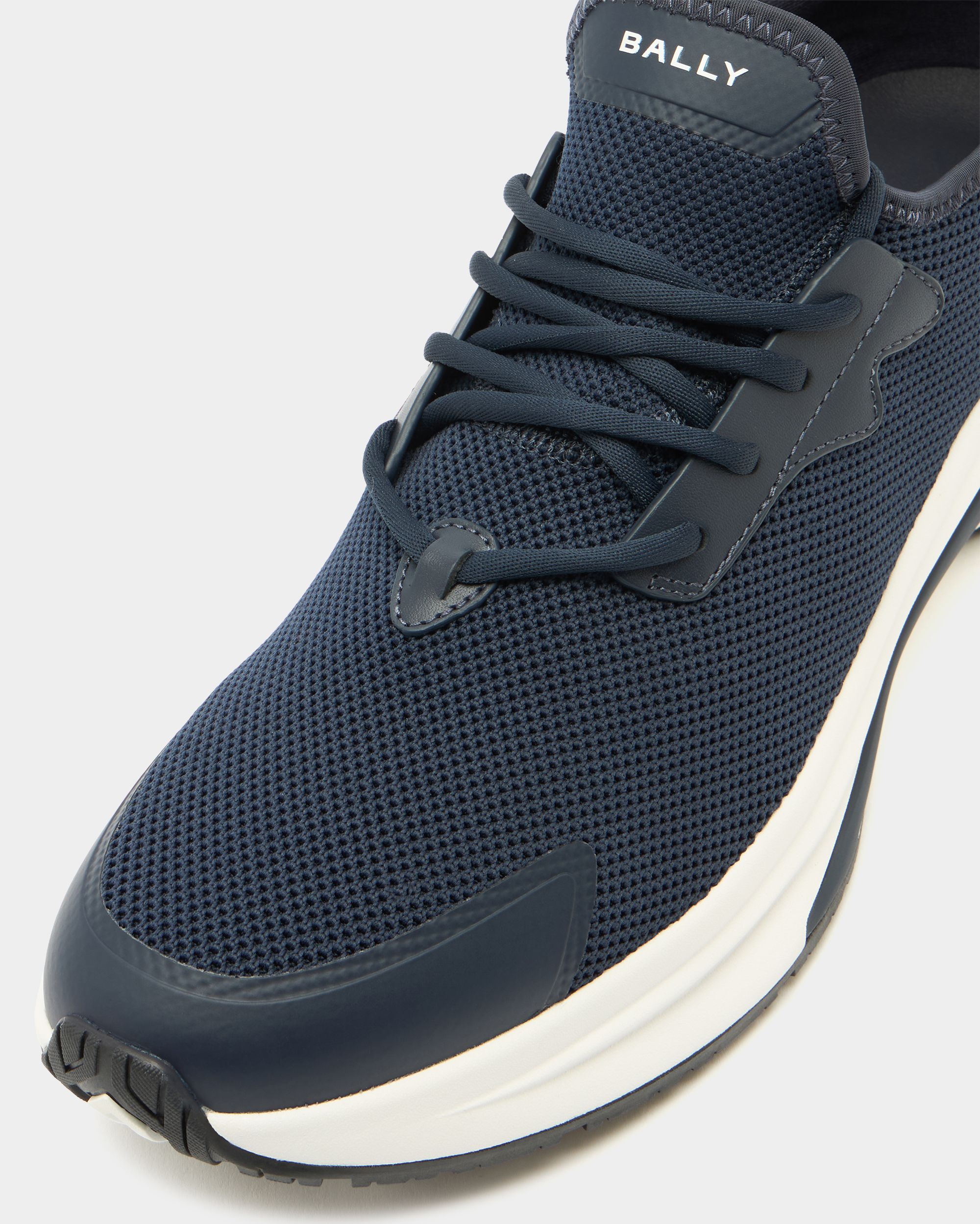 Bally Global - Woge Sneaker in Navy Blue Fabric - Blue