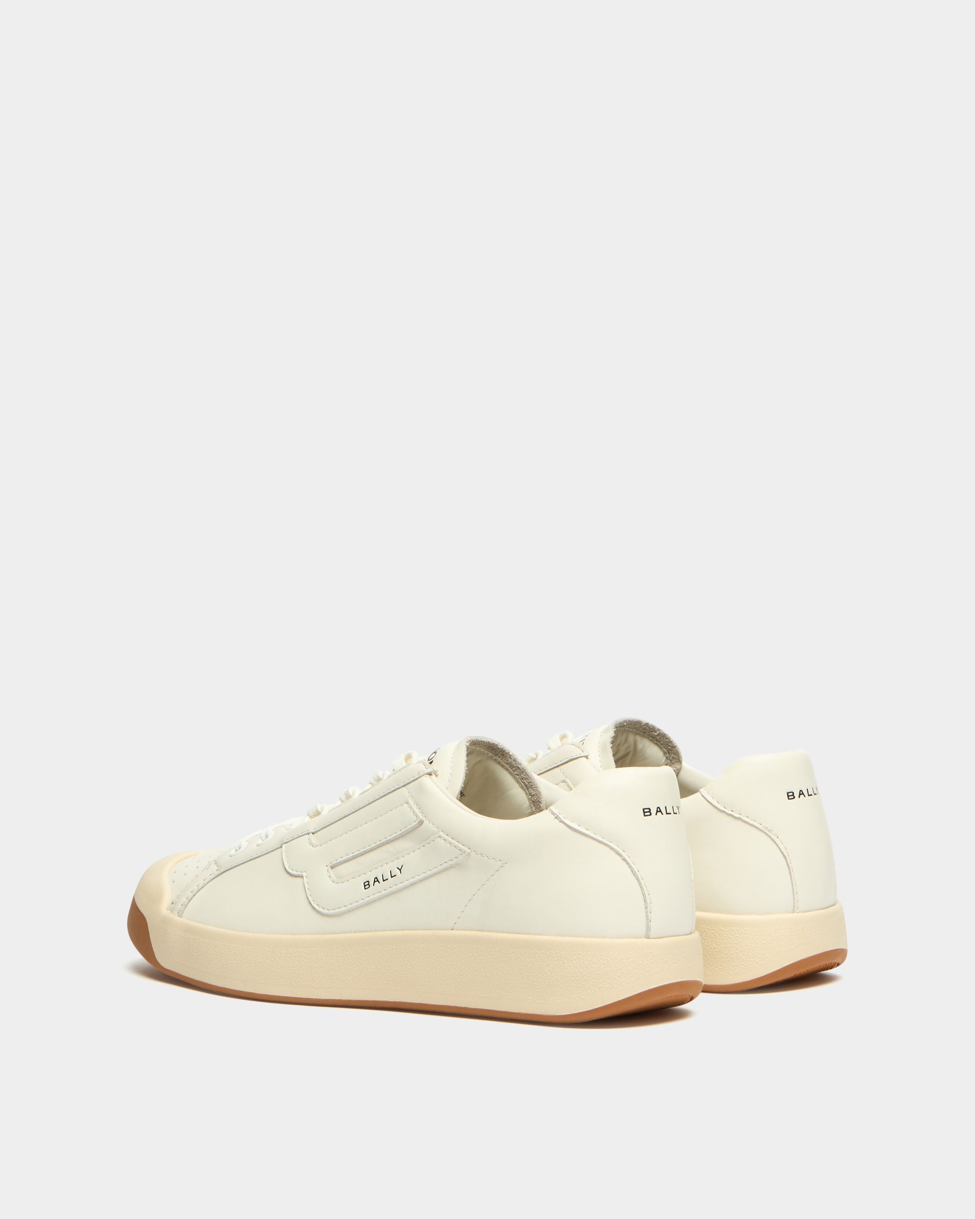 Bally Global - Competition Sneaker aus weißem Leder - White