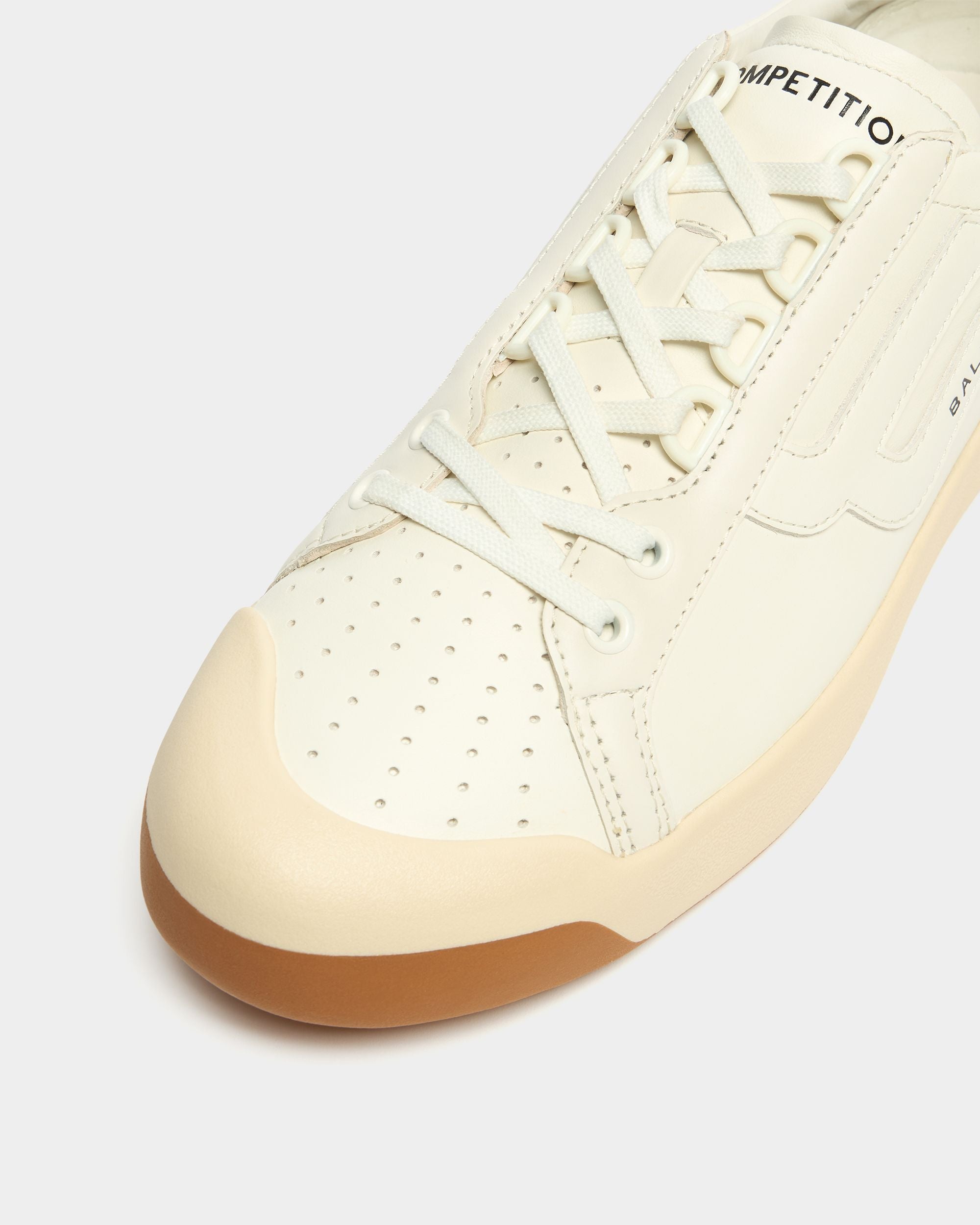 Bally Global - Competition Sneaker aus weißem Leder - White