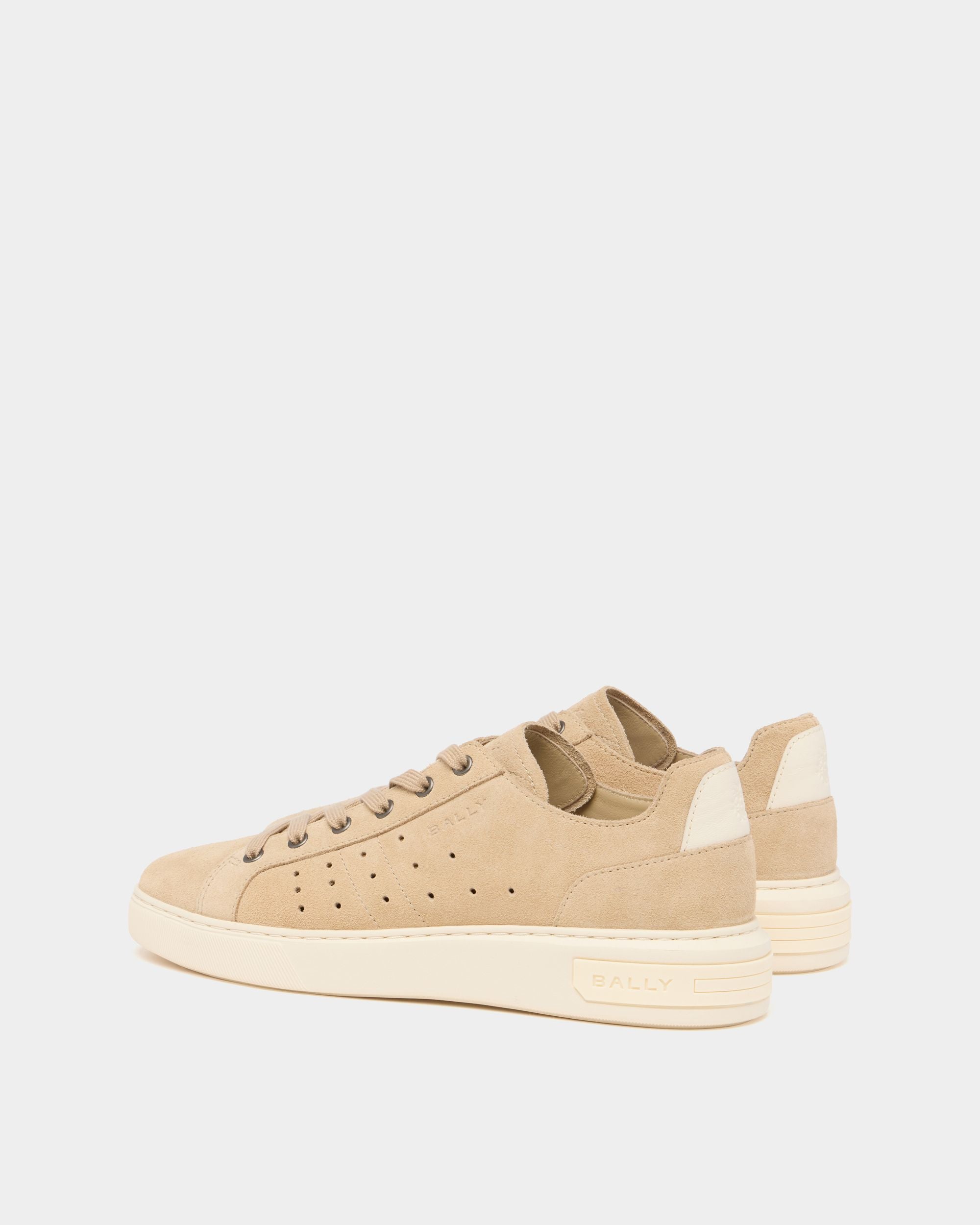 Bally Global - Sneaker Bally Lift In Pelle Scamosciata Light Beige - Beige
