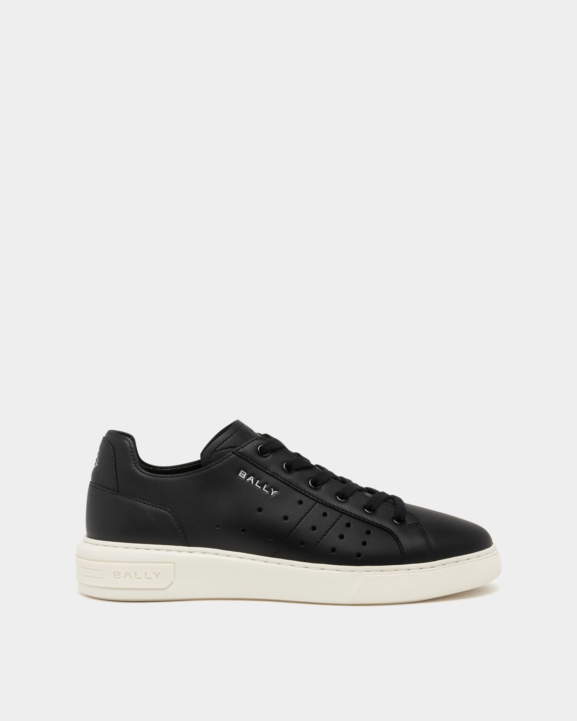 Bally Global - Bally Lift Sneaker aus schwarzem Leder - Black
