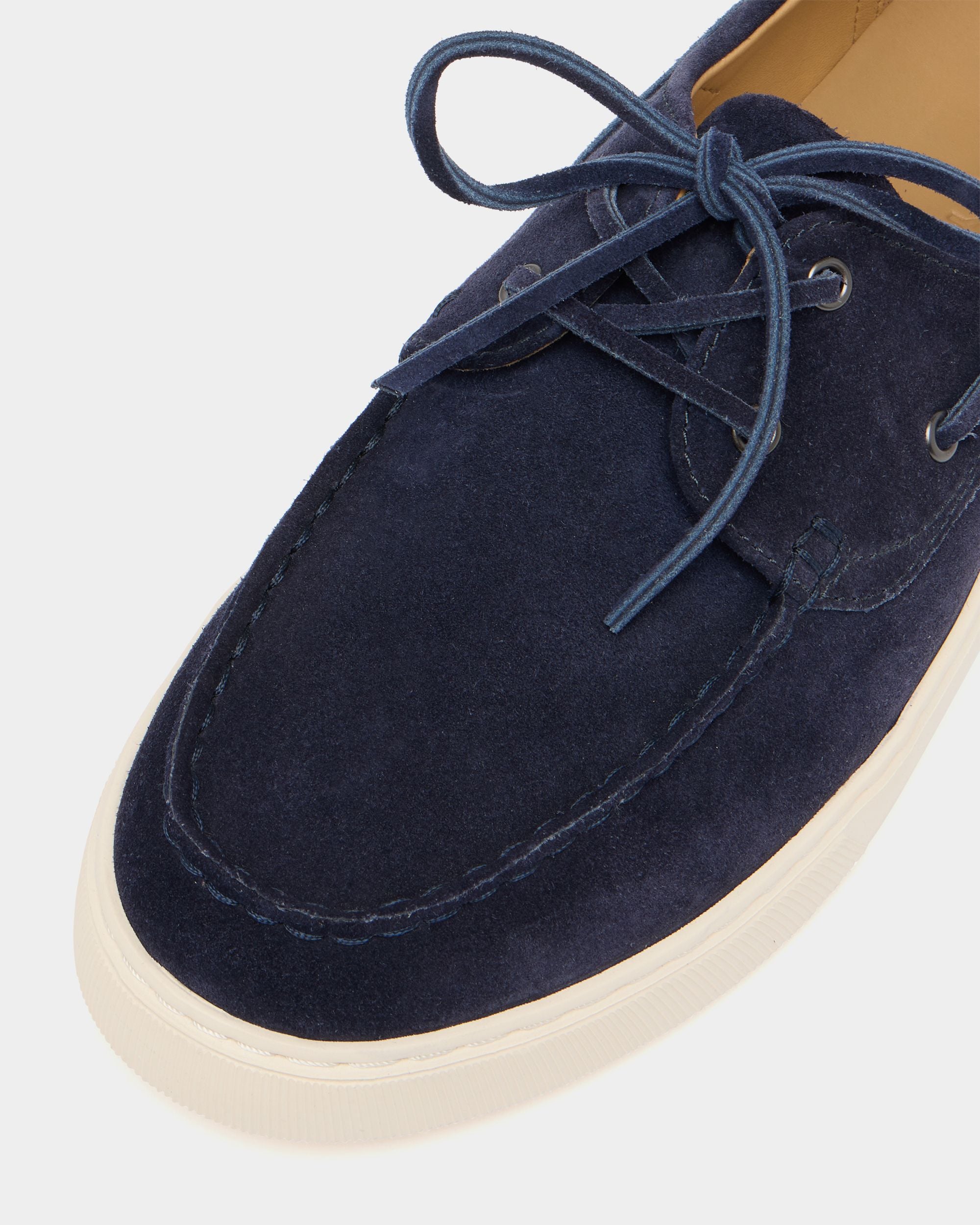 Bally Global - Sneaker Bally Lift en daim bleu marine - Bleu