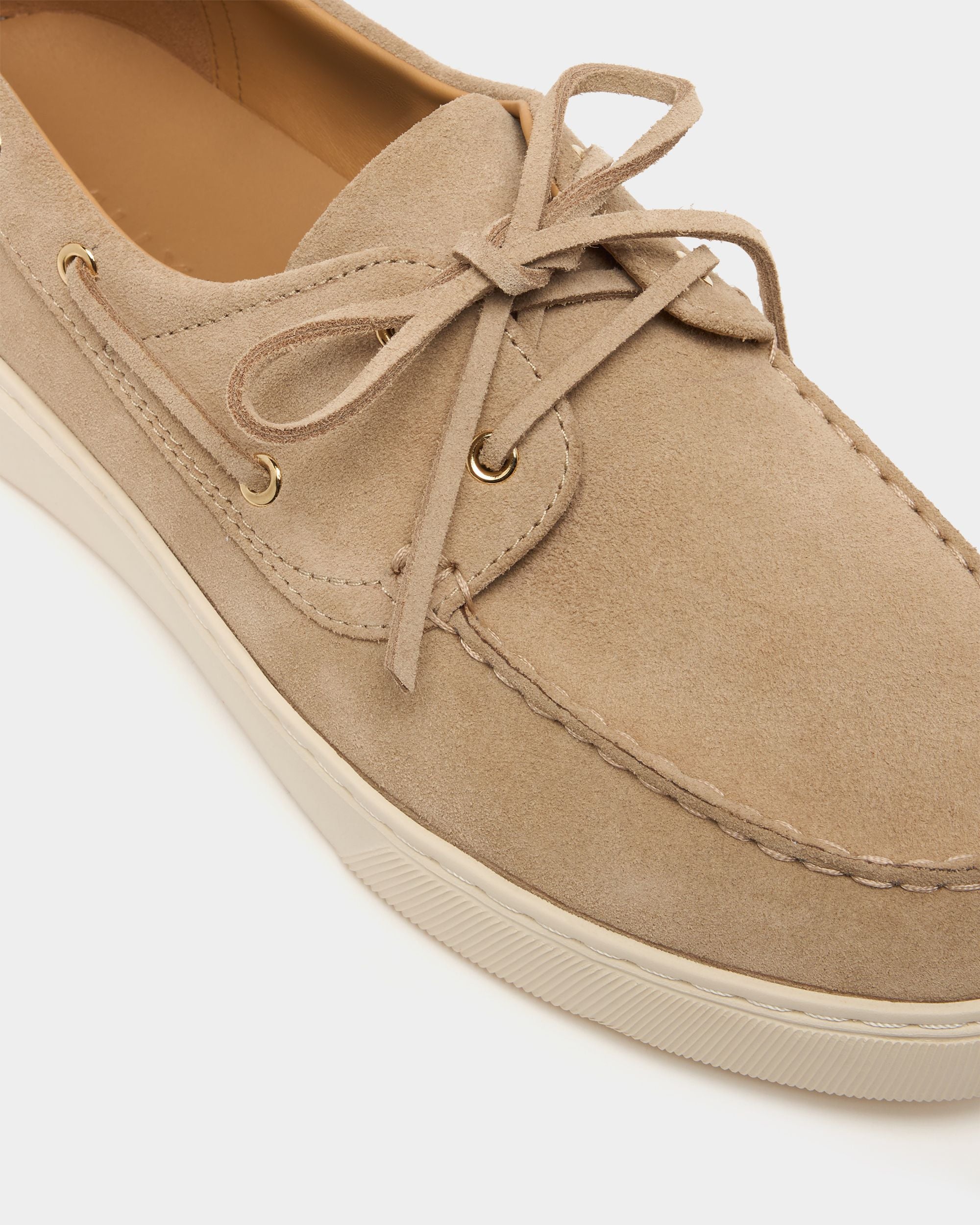 Bally Global - Sneaker Bally Lift In Pelle Scamosciata Light Beige - Beige