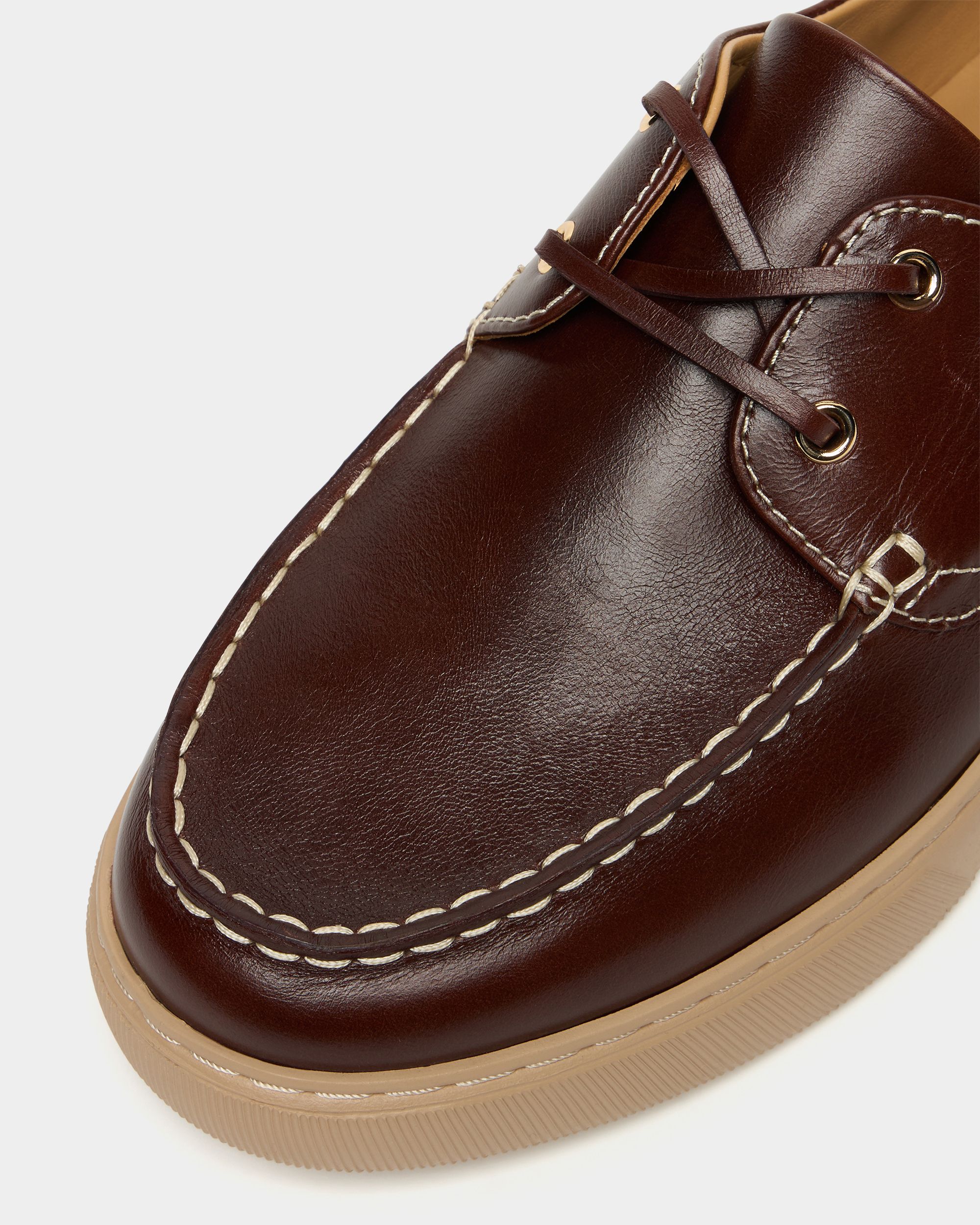 Bally Global - Sneaker Bally Lift en cuir marron ambré - Marron