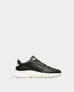 Dave Leather Sneakers In Black