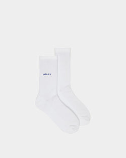 Socks In White Cotton