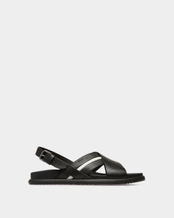 Sandalia Newport De Piel Negra