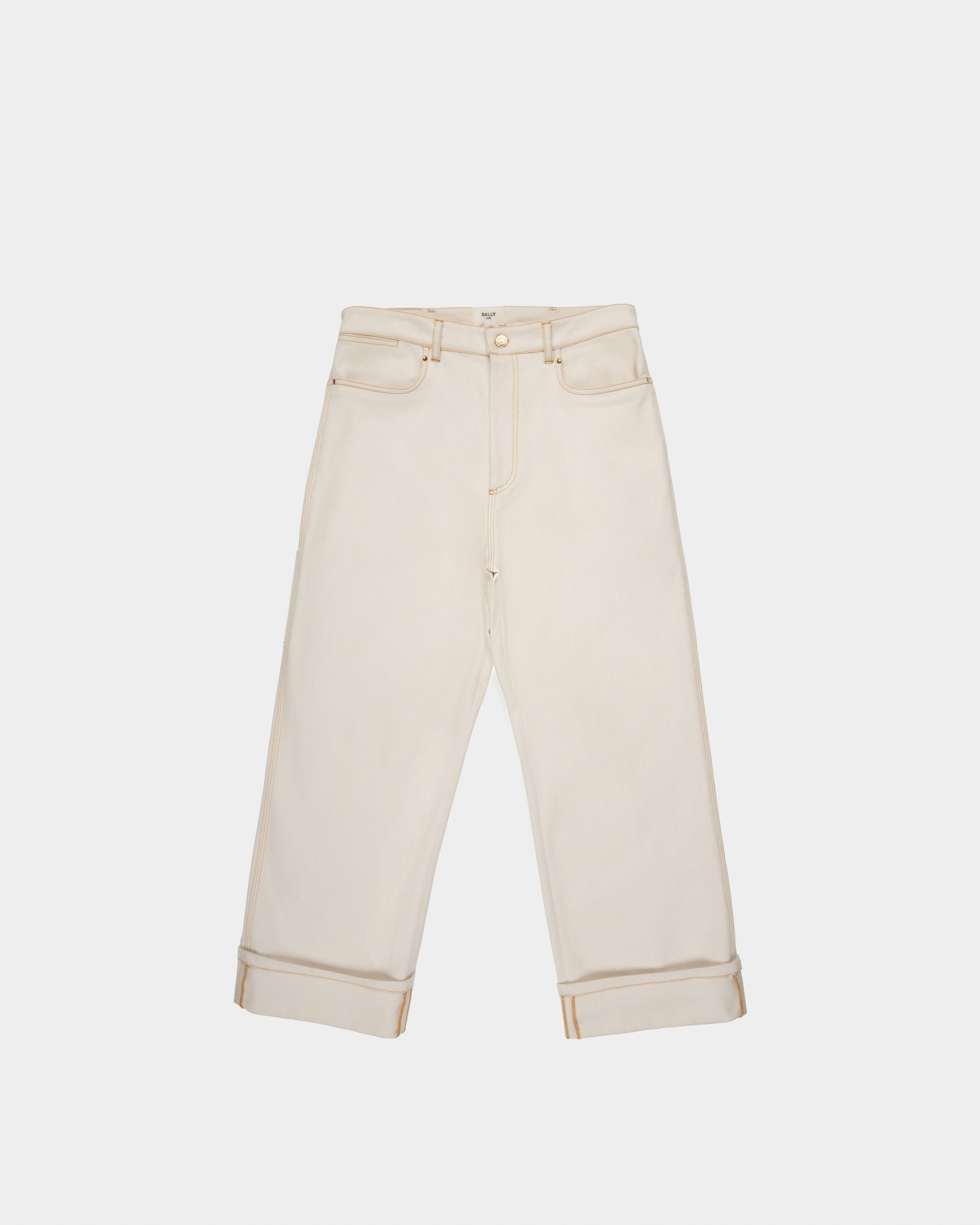 Bally Global - Trousers Trousers In Beige Mix Cotton And Elastan - Beige