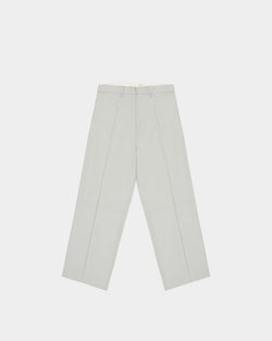 Wool Trousers In Light Blue