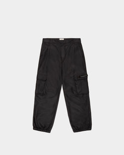 Recycled Nylon Trousers In Black