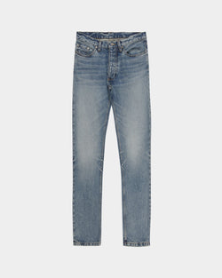 Flared Pants In Blue Denim