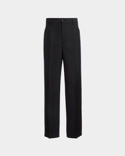 Tailored Pants in a Black Wool Blend