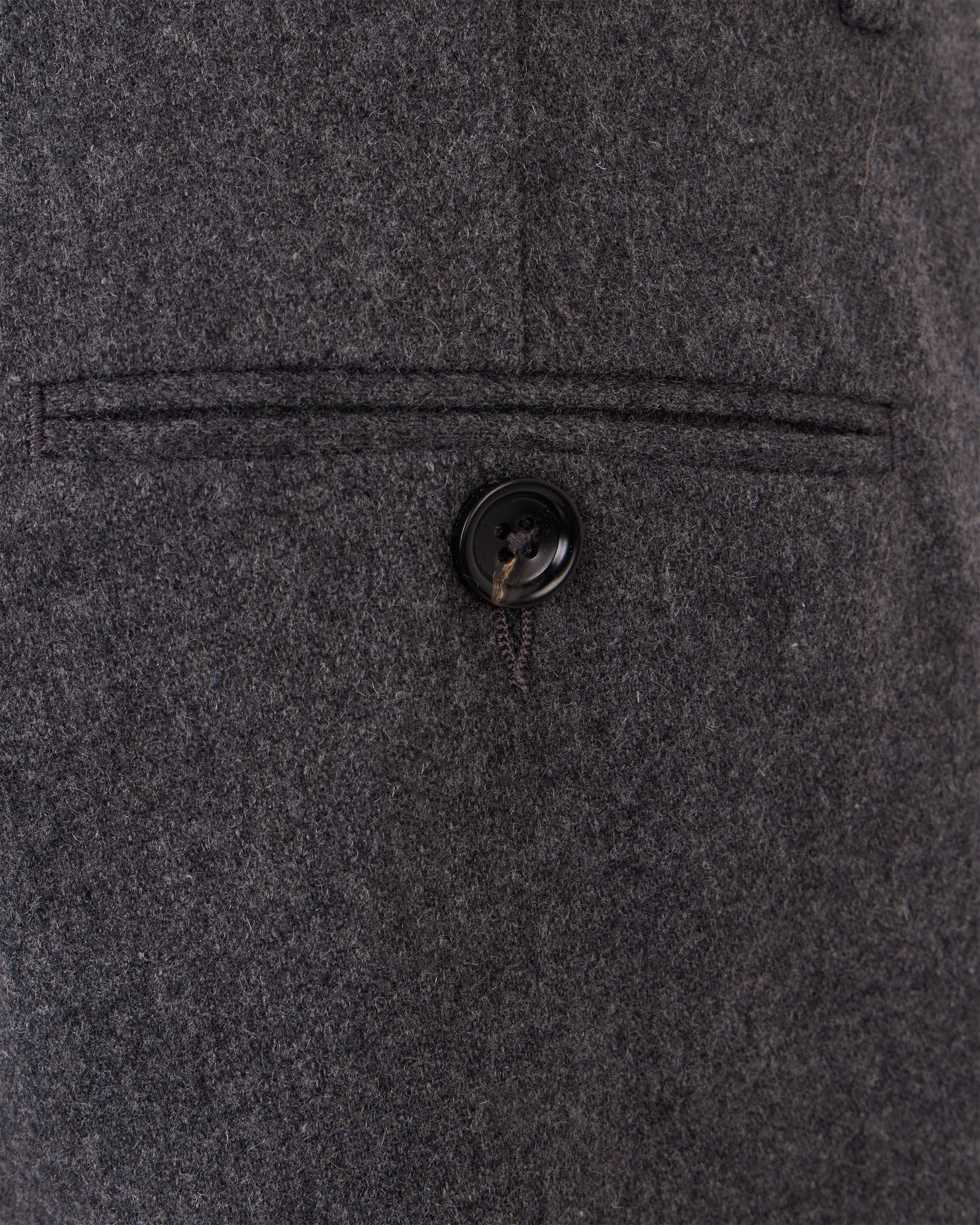 Bally Global - Wide-Leg Pants in a Grey Mélange Wool Blend - Grey