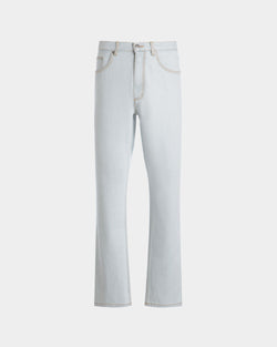 Pantalon En Denim De Coton Light Blue