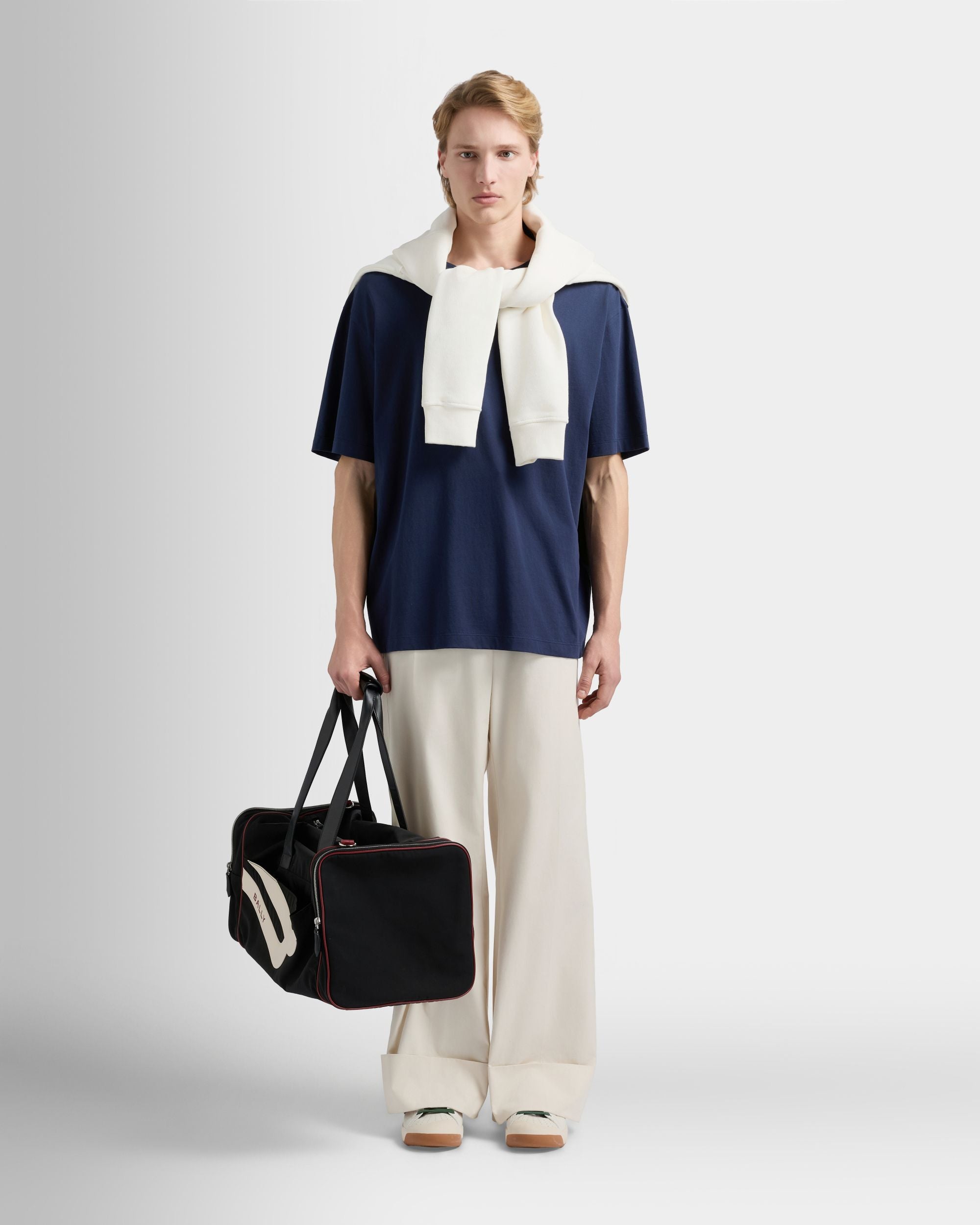 Bally Global - Tennis Pants in Ivory Cotton - White