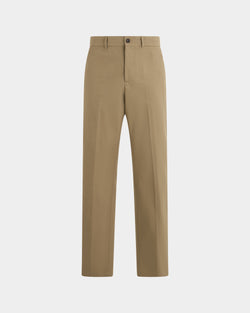 Pantalón chino de algodón en beige claro