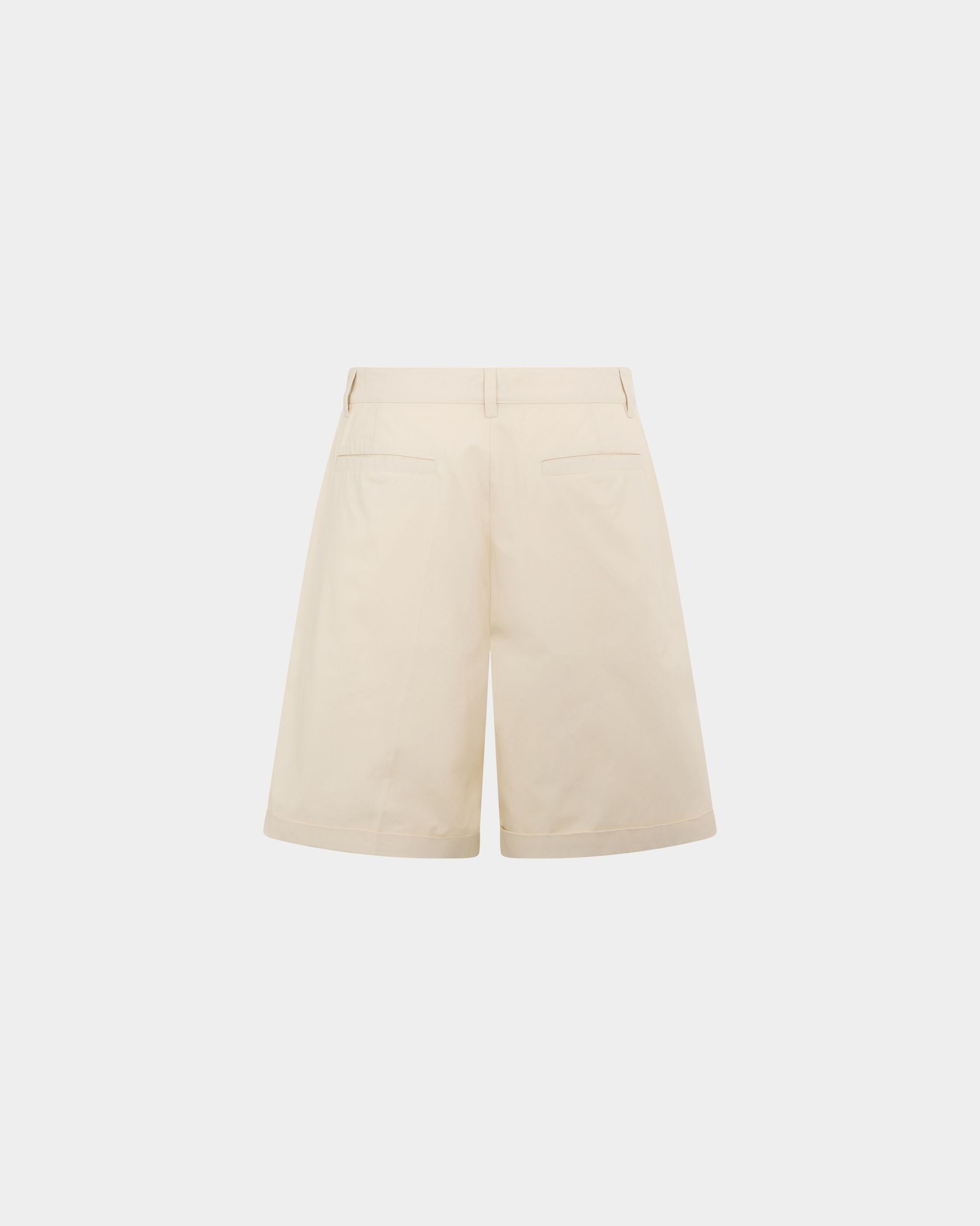 Bally Global - Tennis Collection Shorts in Ivory Cotton - White