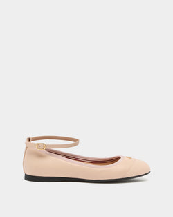 Ysla Ballet Flat in Dusty Petal Leather