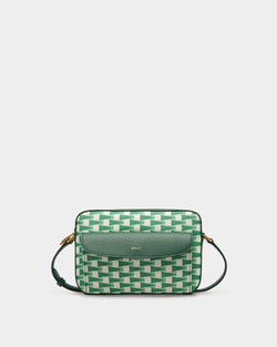 Pennant Crossbody Bag In Green TPU