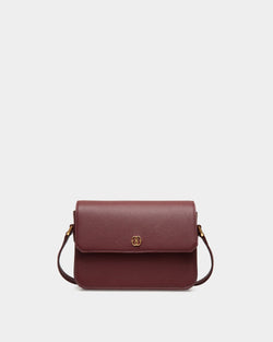 Emblem Small Crossbody Bag in Andorra Grained Leather
