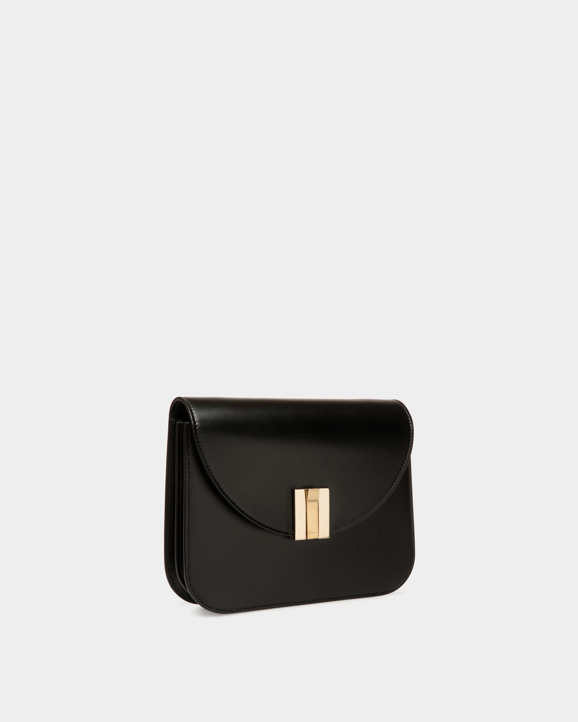 Bally Global - Ollam Crossbody Bag in Black Leather - Black