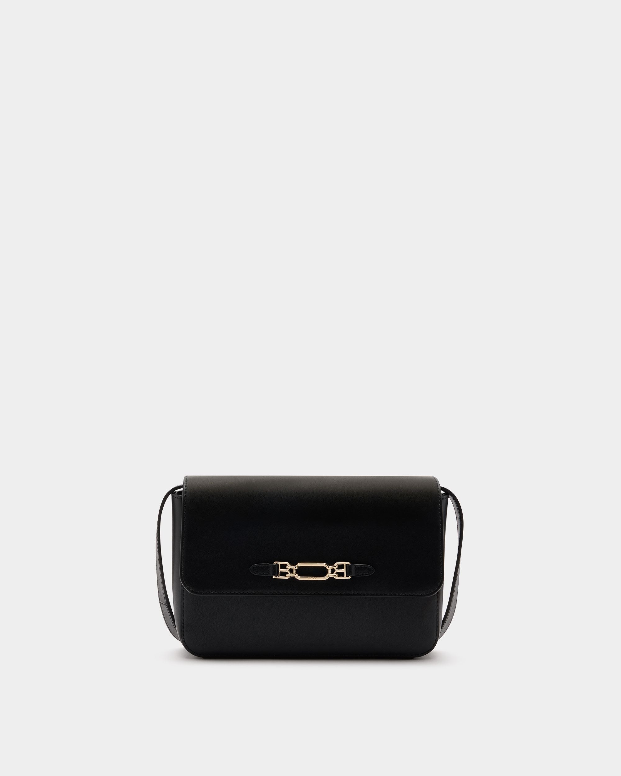 Bally Global - Crossbody Bag In Black Leather - Black