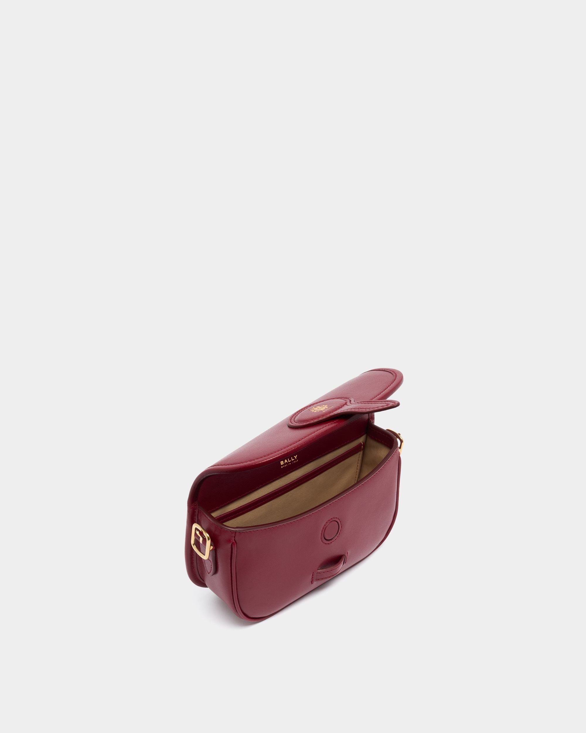 Bally Global - Beckett Minibag in Ruby Red Leather - Red