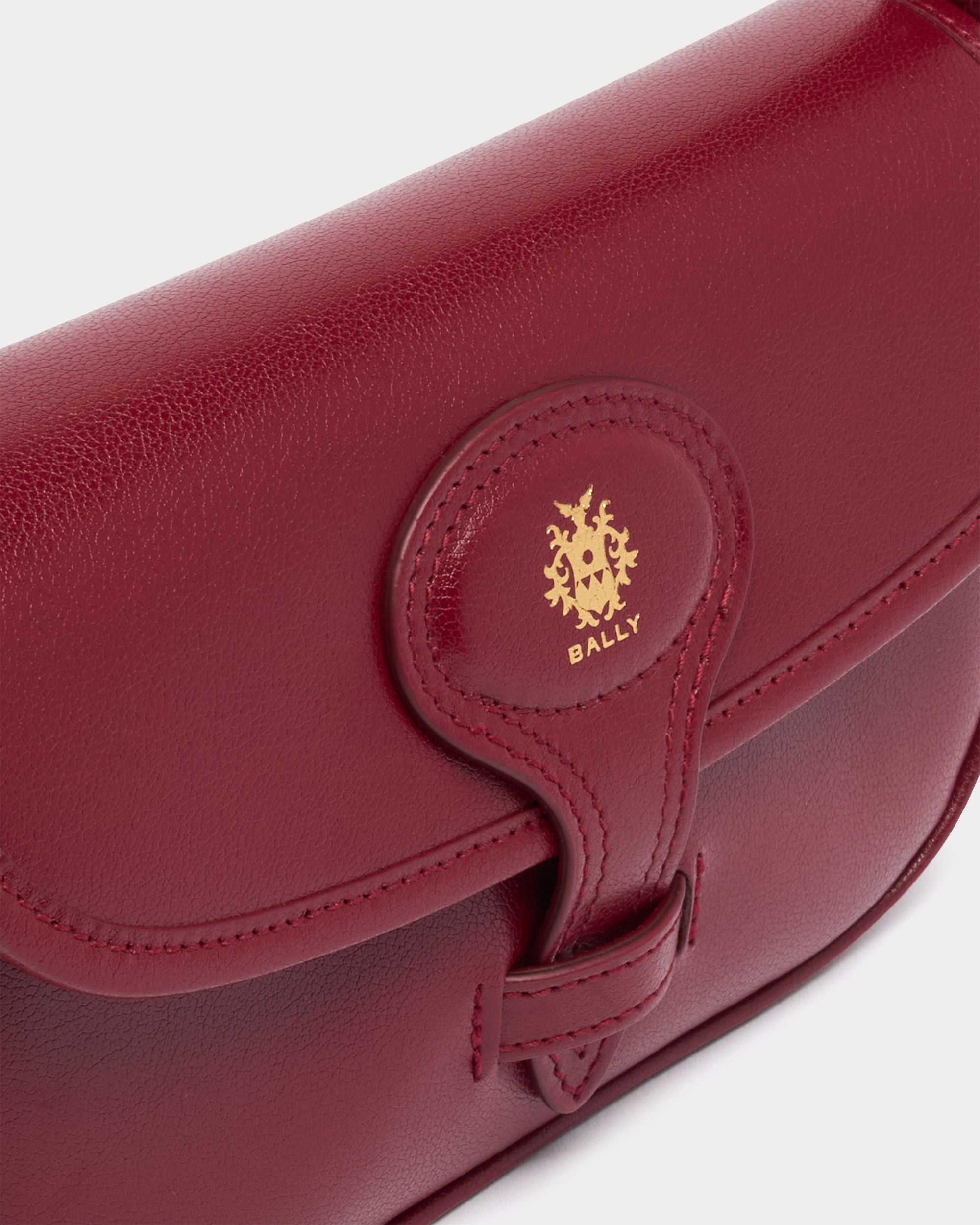 Bally Global - Beckett Minibag in Ruby Red Leather - Red