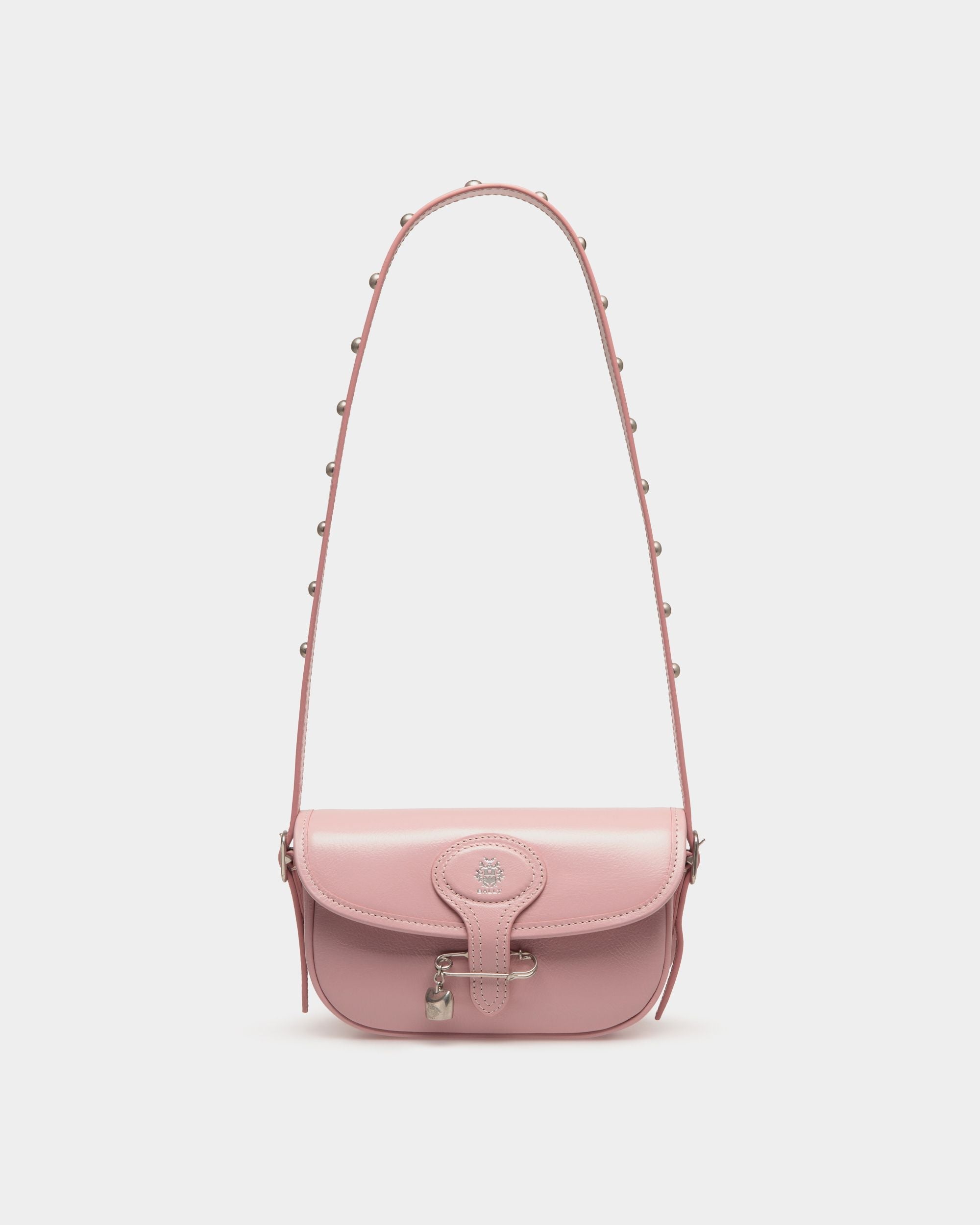 Bally Global - Minibolso Beckett De Piel Rosa Con Bally Pin - Rosa