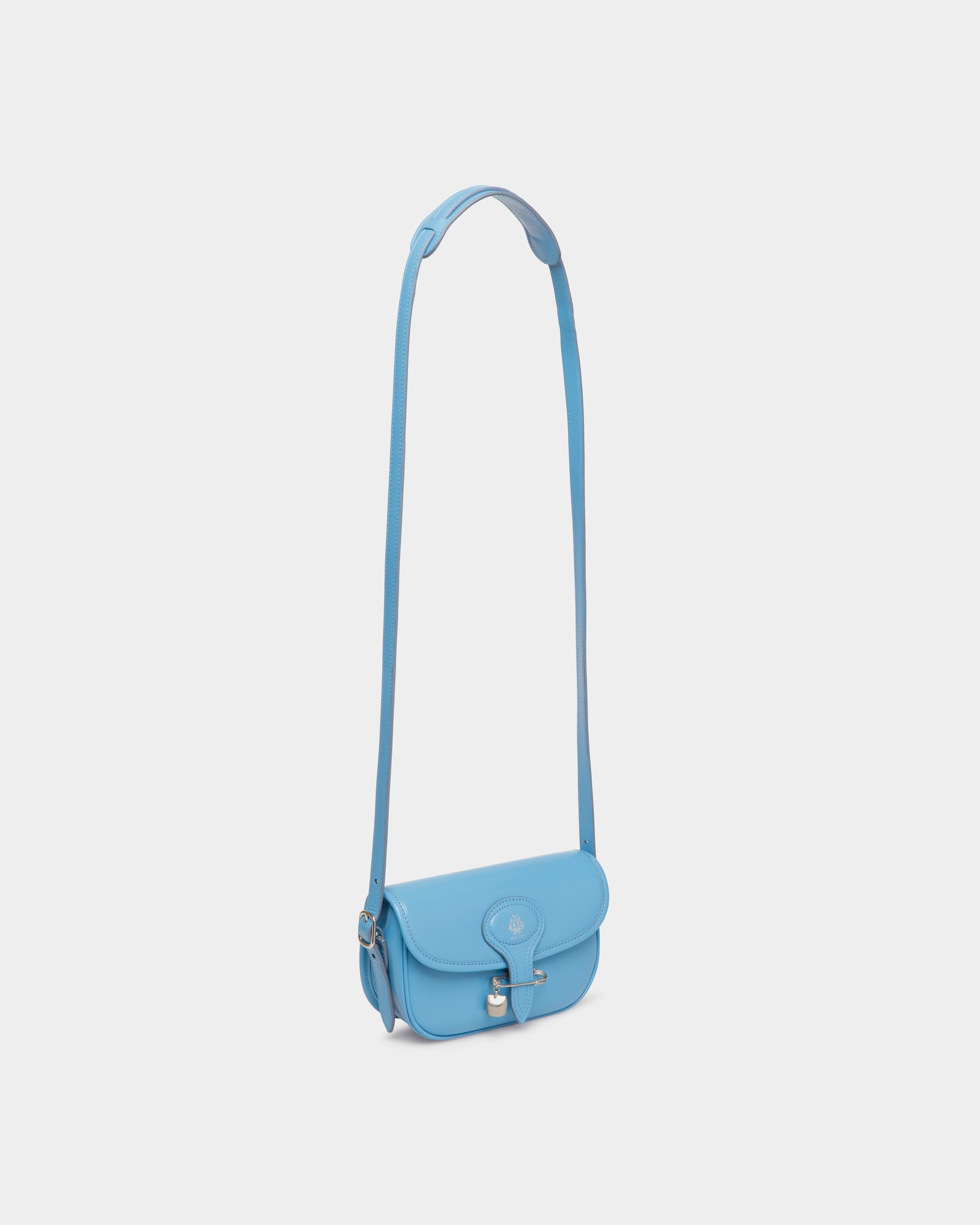 Bally Global - Beckett Minibag in Blue Leather With a Bally Pin - Blue