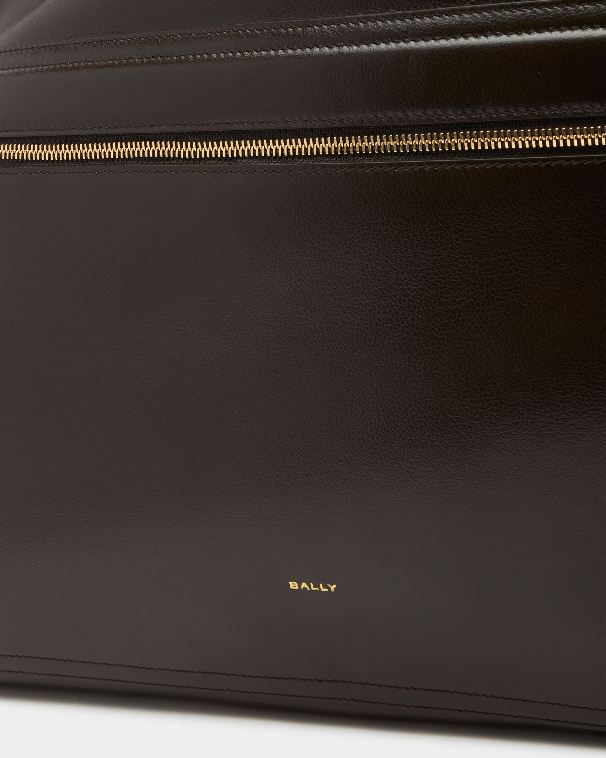 Bally Global - Easy Bally Foldable Tote in Ebano Leather - Brown