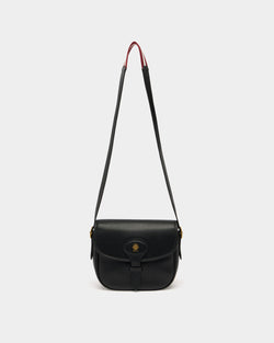 Umhängetasche Beckett aus Leder in Schwarz