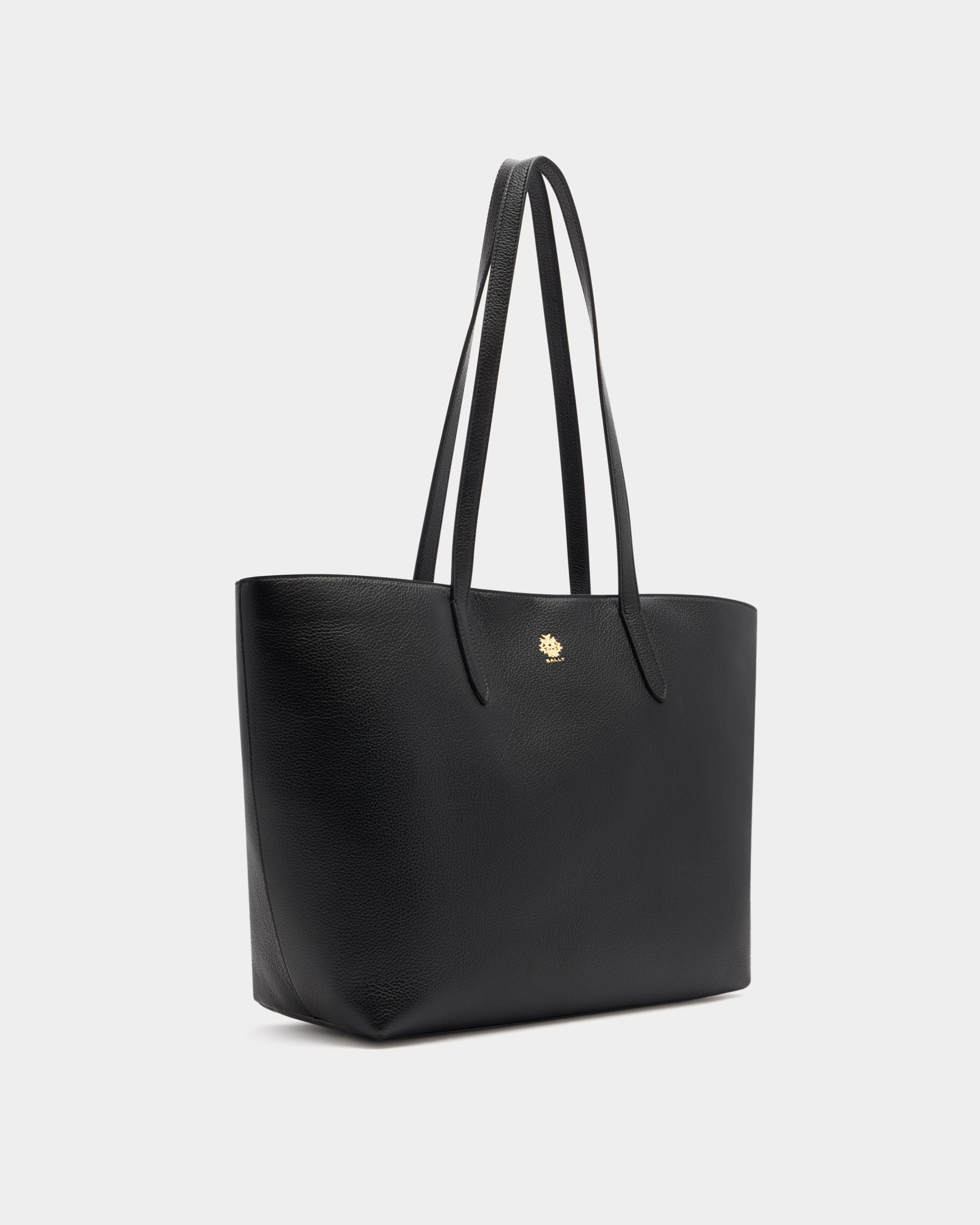Bally Global - Tote Hera aus genarbtem Leder in Schwarz - Black