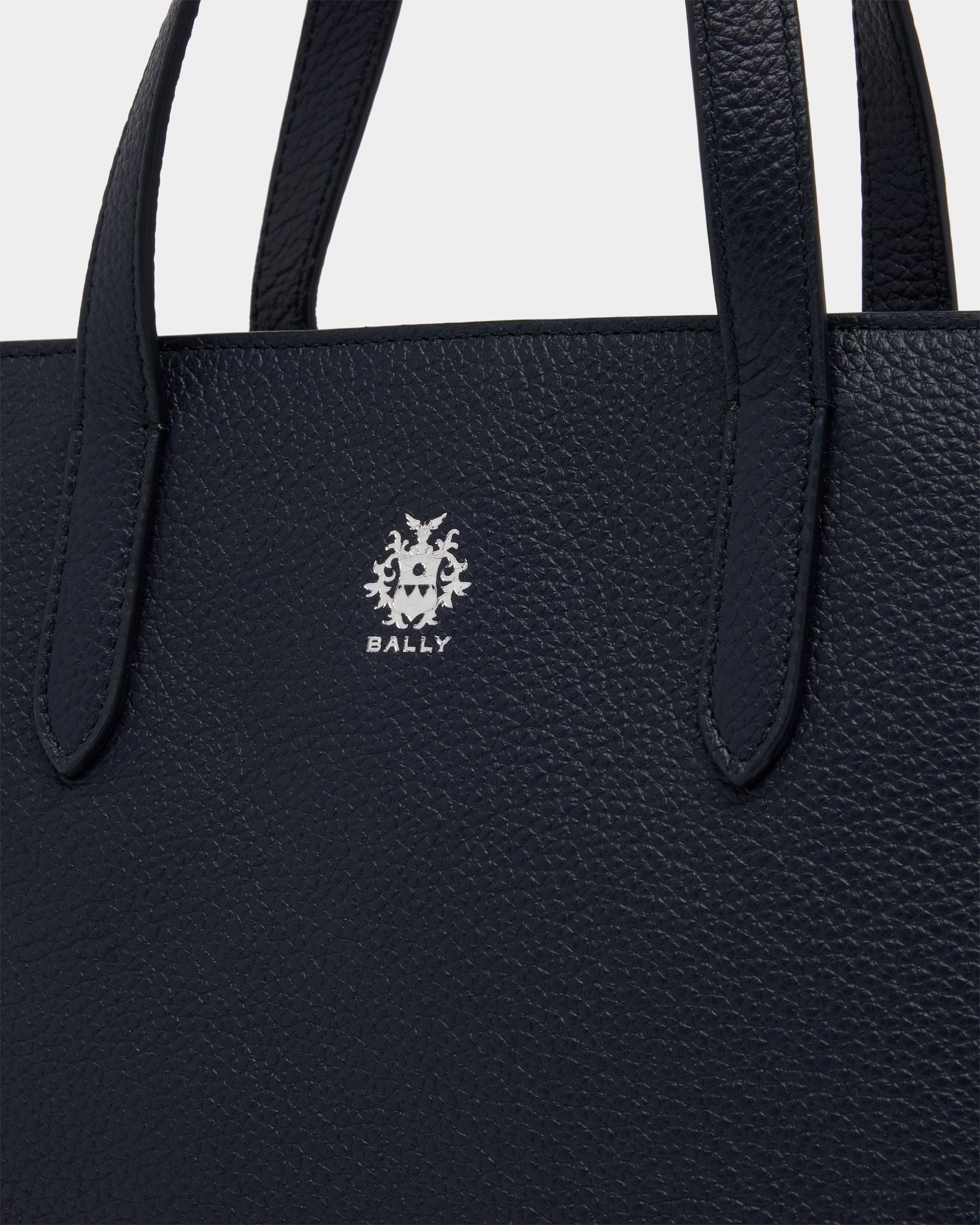 Bally Global - Hera Tote Bag in Navy Blue Leather - Blue