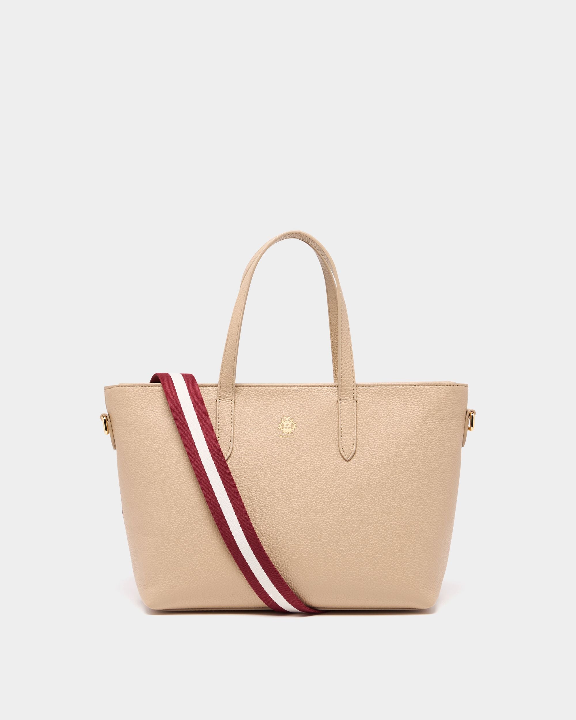 Bally Global - Hera Tote Bag in Light Beige Leather - Beige