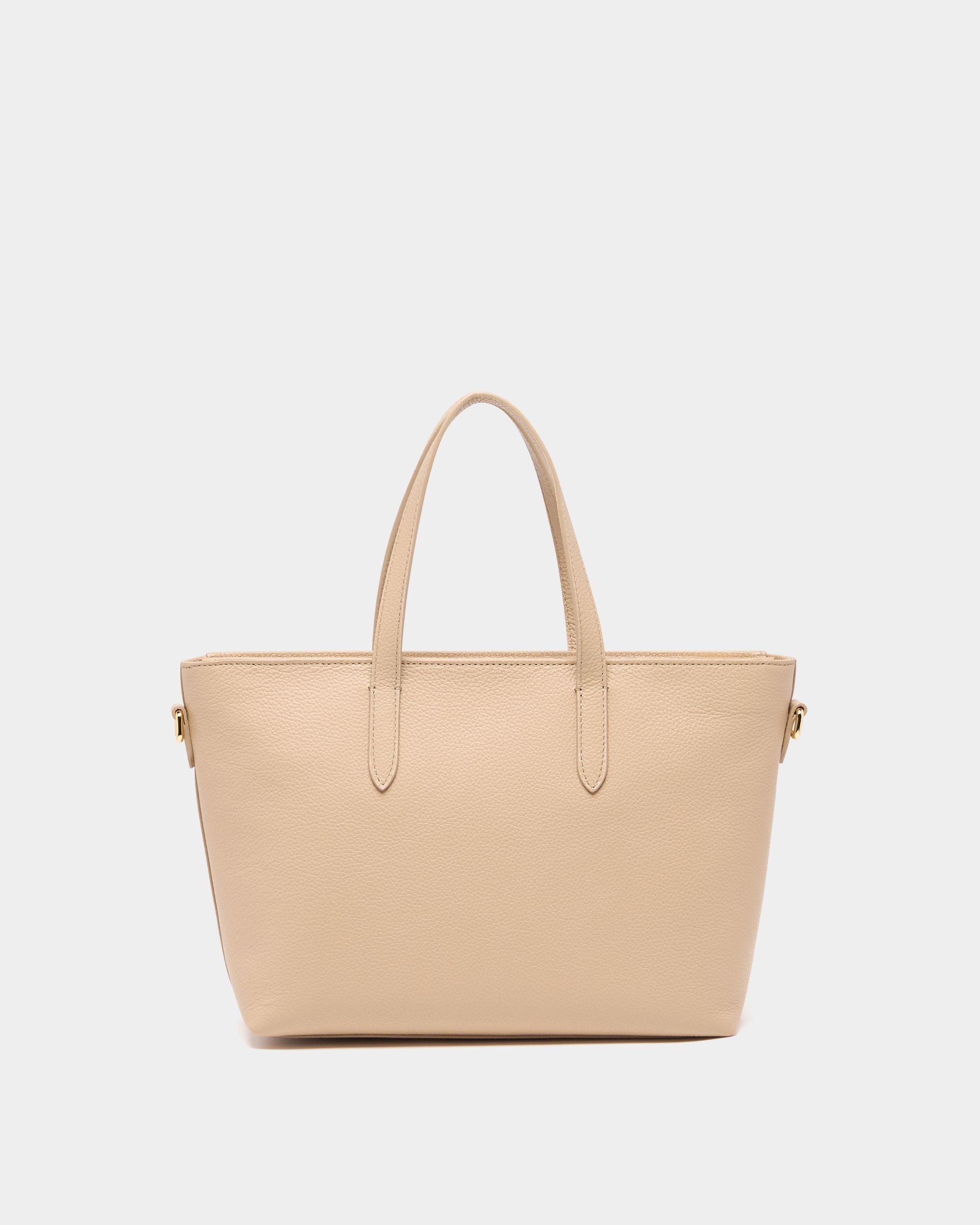 Bally Global - Hera Tote Bag in Light Beige Leather - Beige
