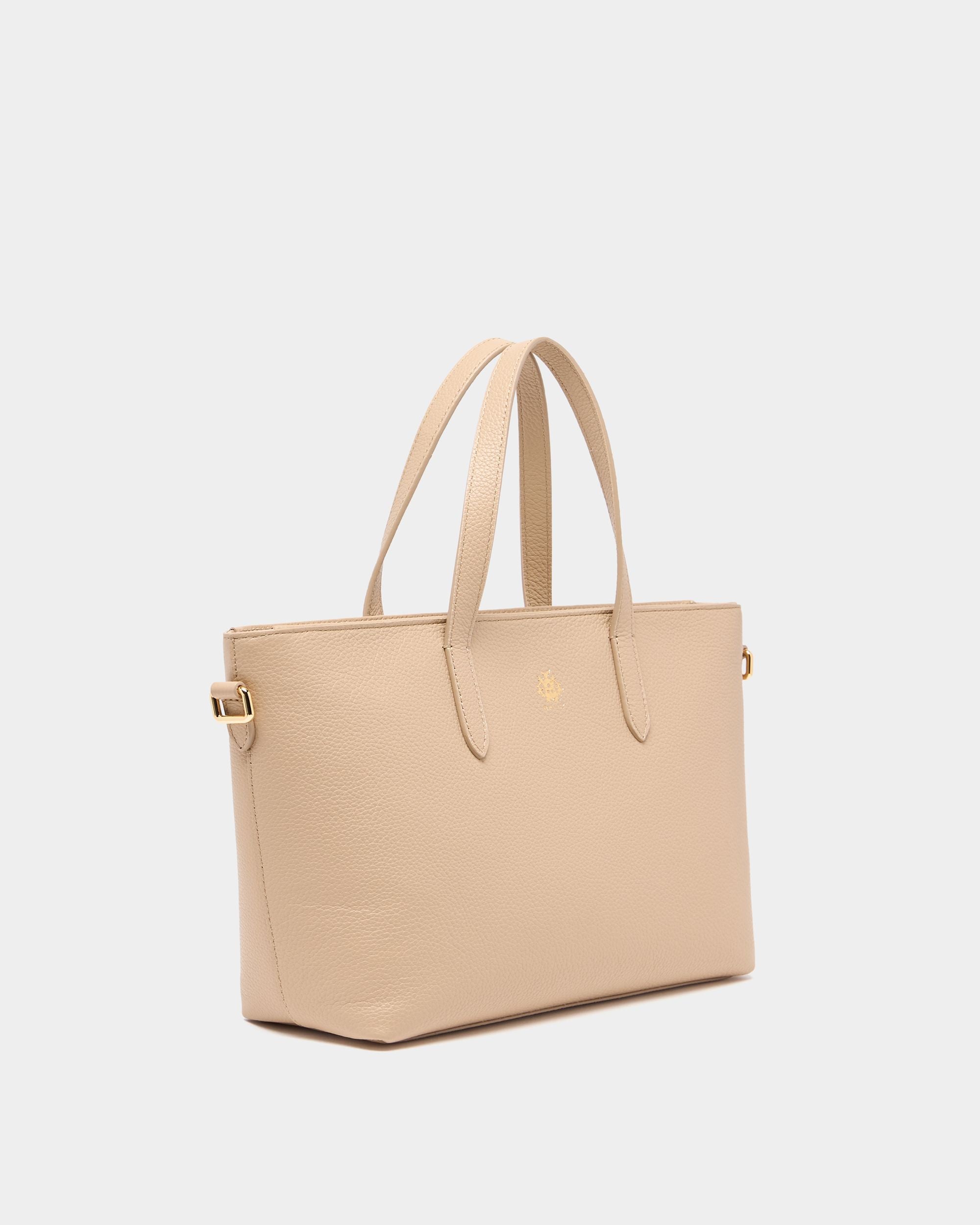 Bally Global - Hera Tote Bag in Light Beige Leather - Beige