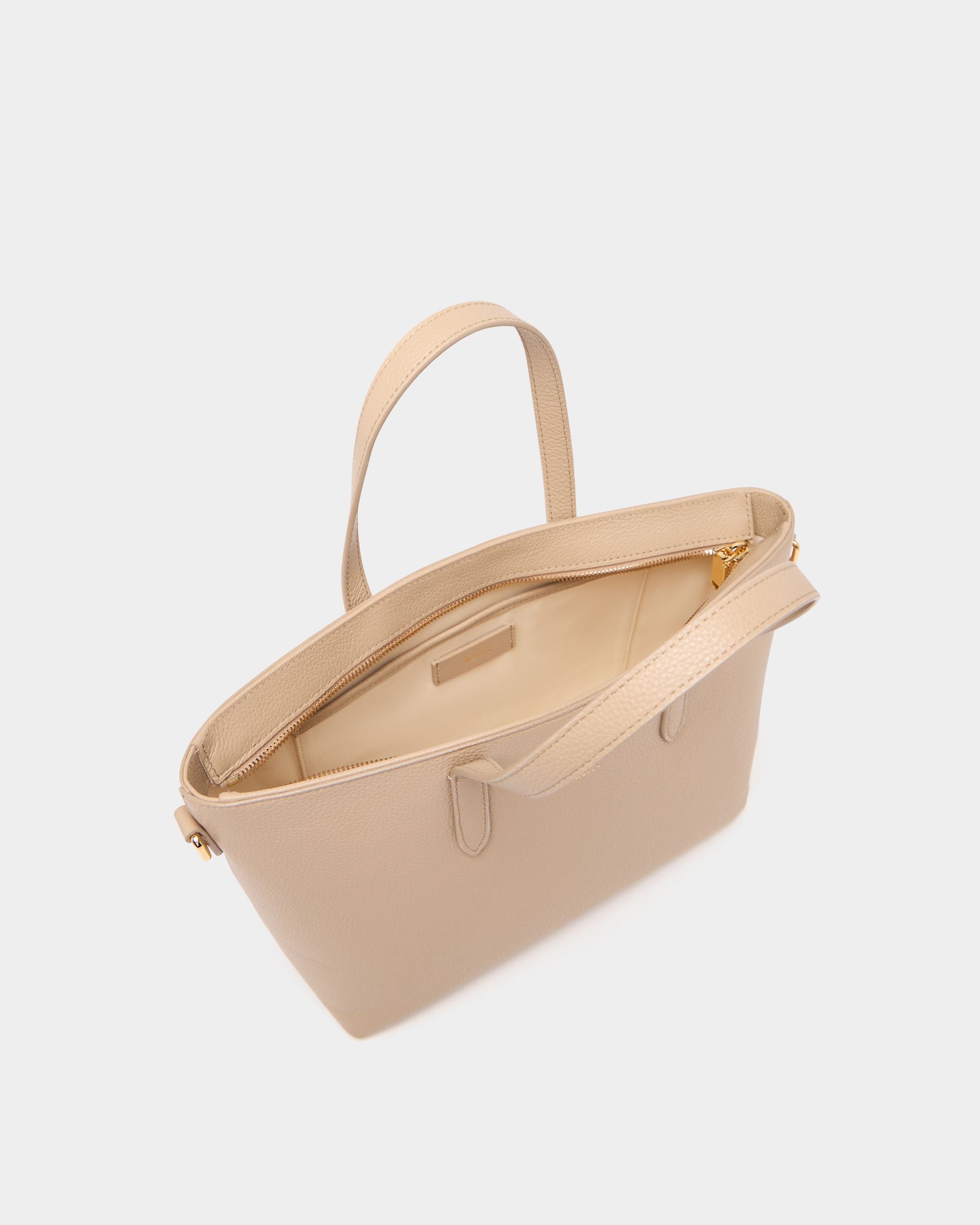 Bally Global - Hera Tote Bag in Light Beige Leather - Beige