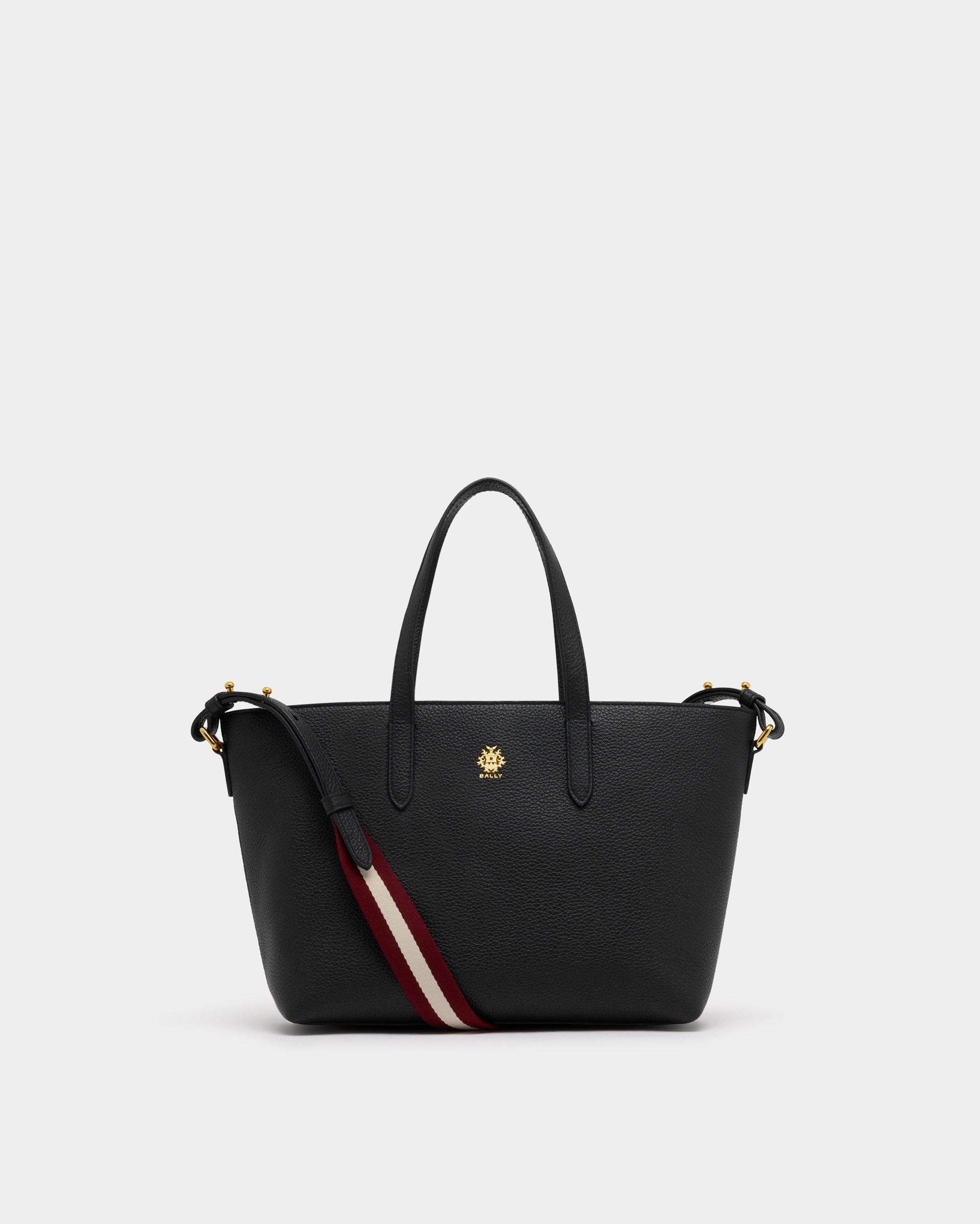 Bally Global - Tote Hera aus genarbtem Leder in Schwarz - Black