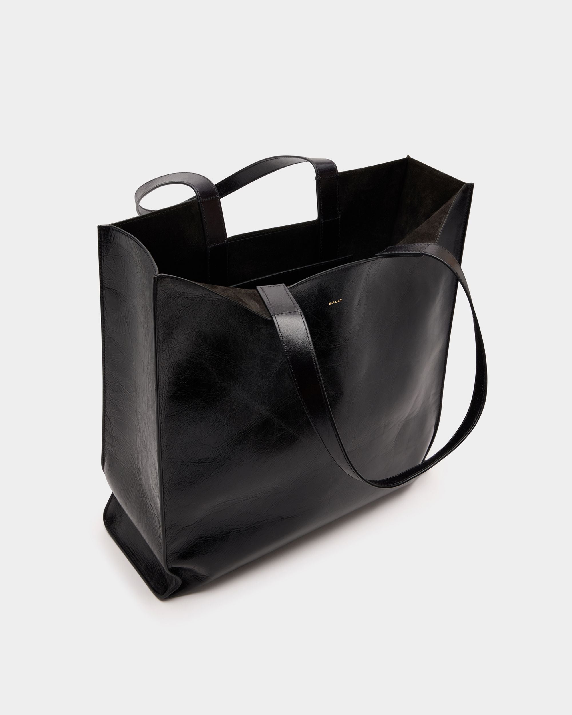 Bally Global - Easy Bally Tote Bag in Black Leather - Black