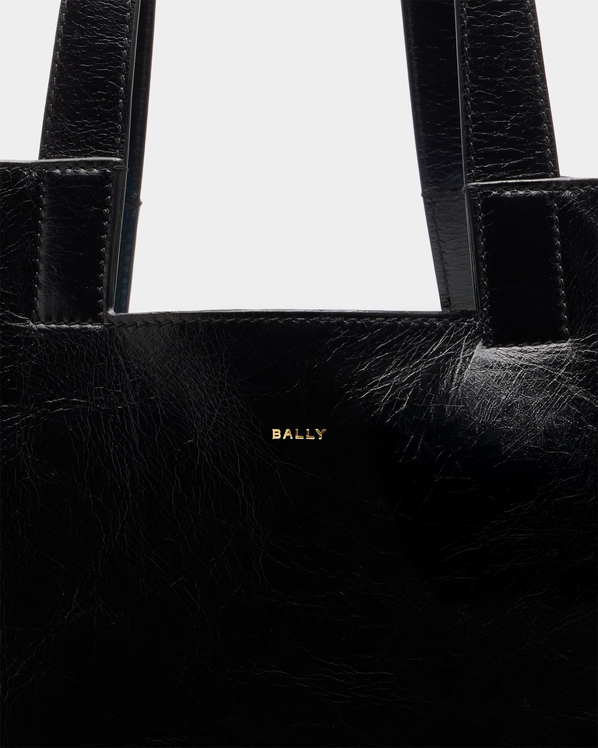Bally Global - Easy Bally Tote Bag in Black Leather - Black