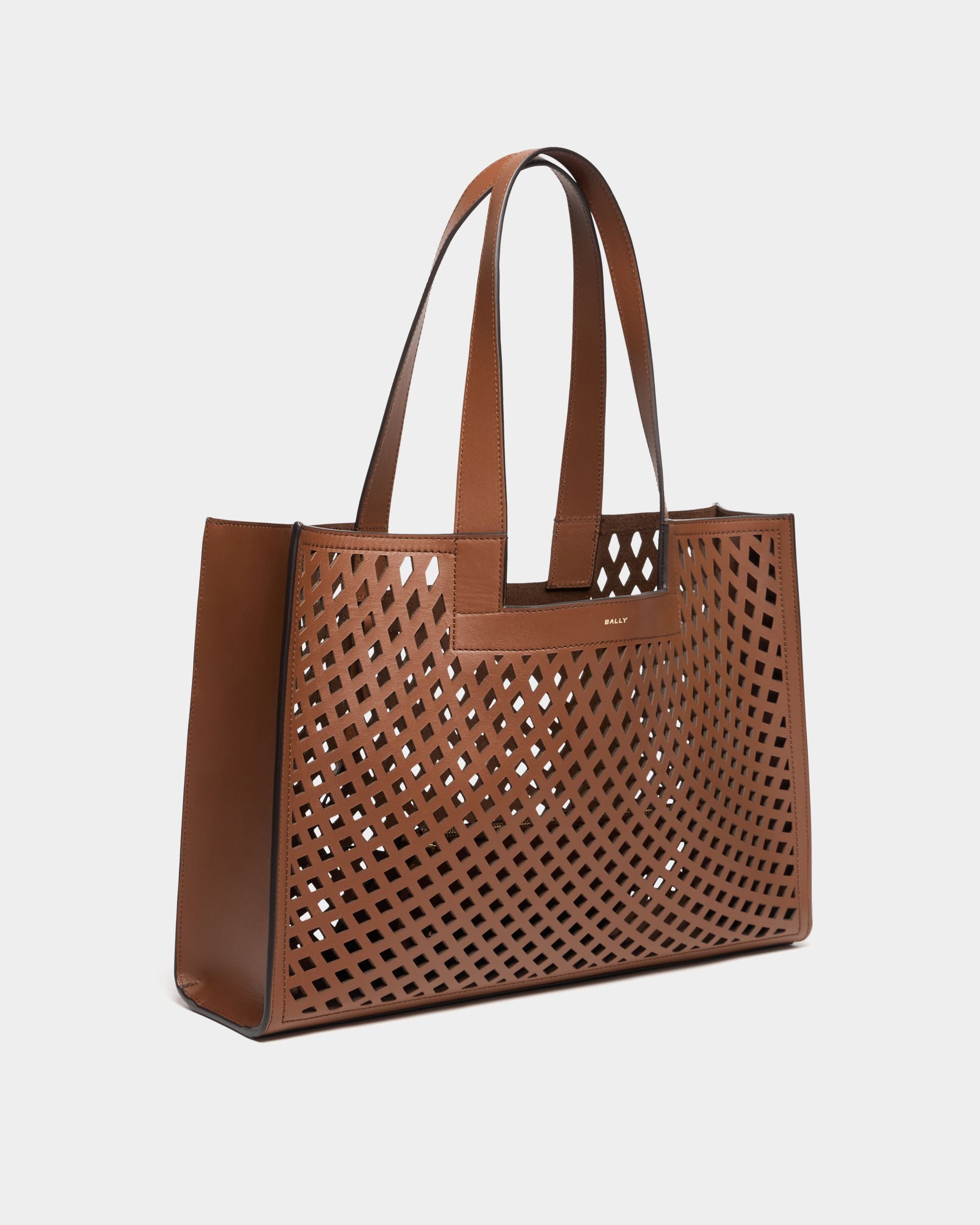 Bally Global - Easy Bally Tragetasche aus Leder in Braun - Brown