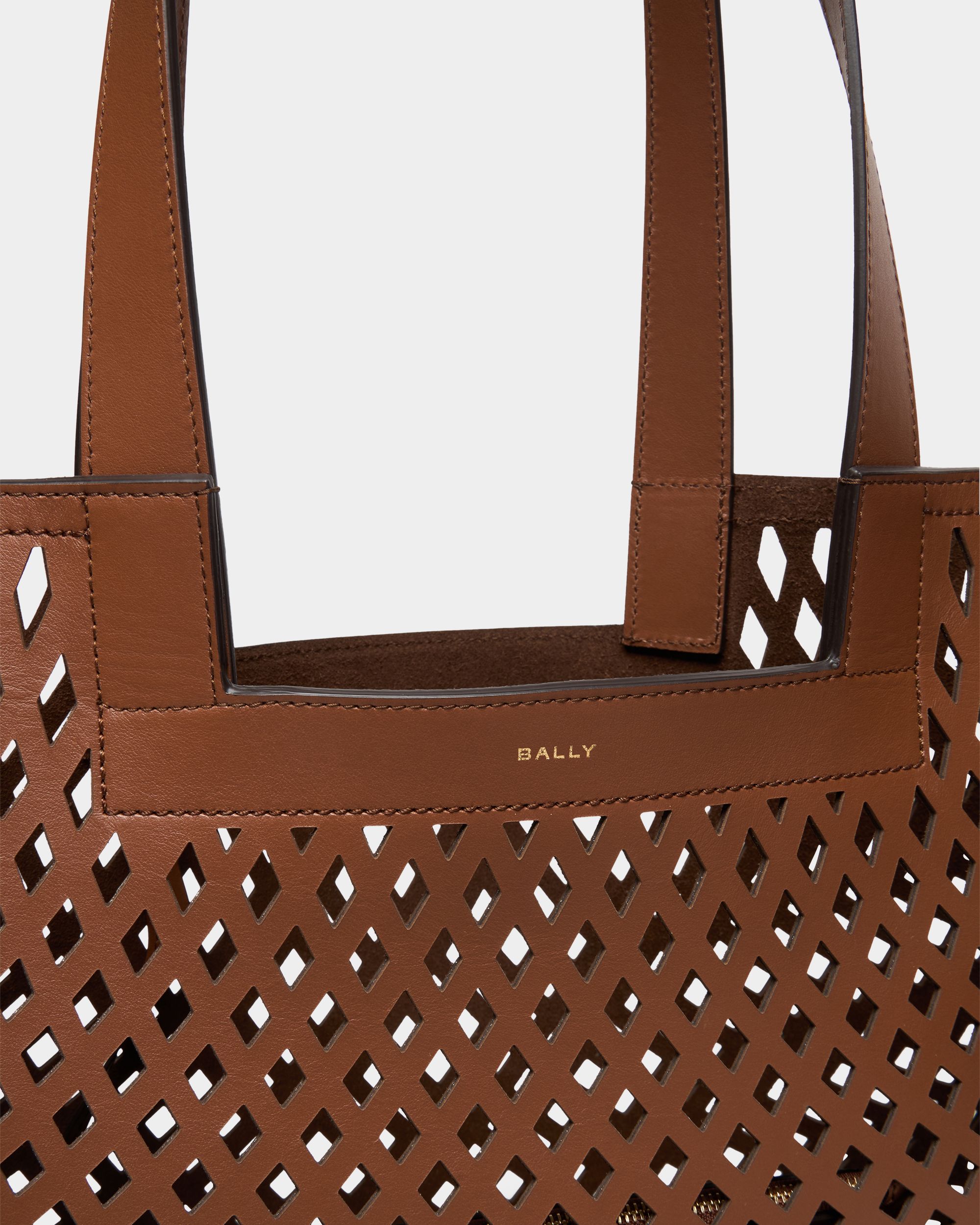 Bally Global - Easy Bally Tragetasche aus Leder in Braun - Brown