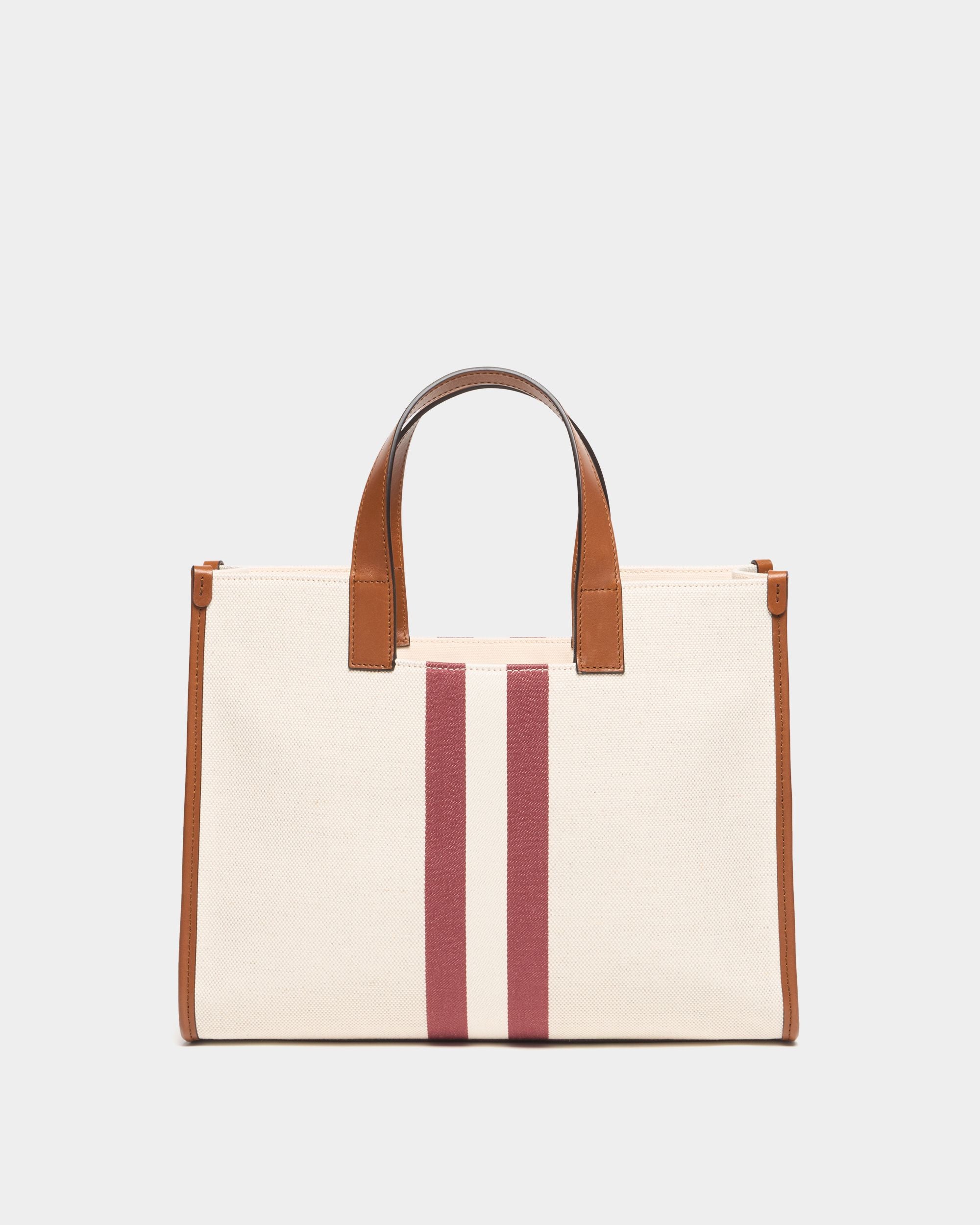 Bally Global - Easy Bally Tote Bag in Ivory Canvas - White